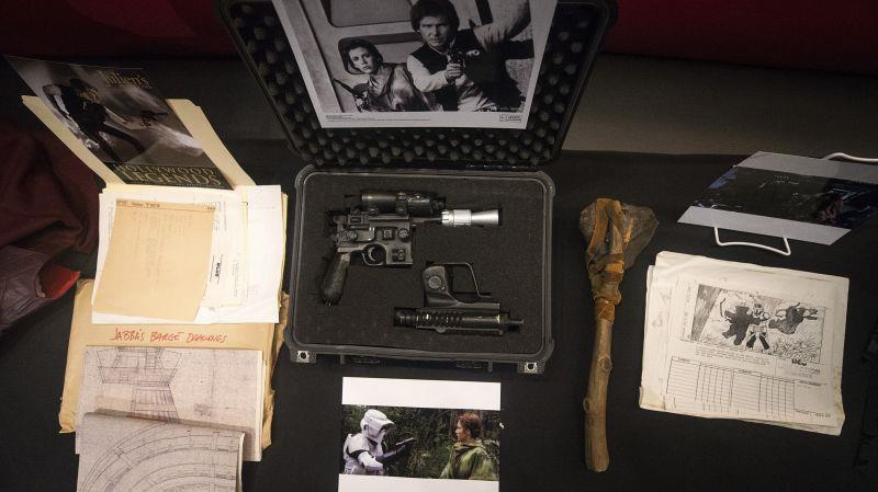 La pistola di Han Solo, interpretato da Harrison Ford