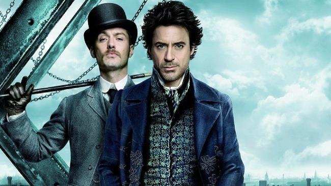 I due protagonisti Due attori del film Sherlock Holmes