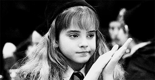 GIF Hermione che applaude