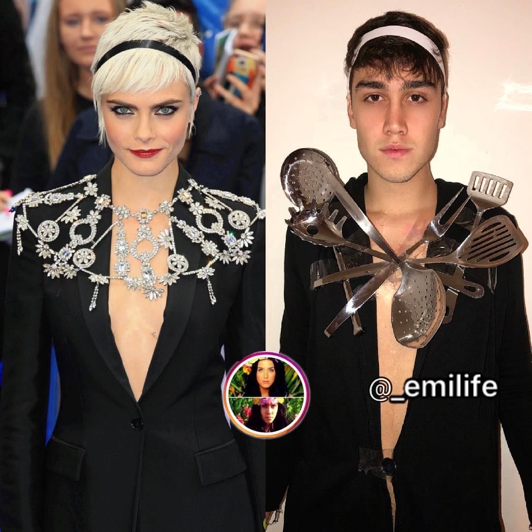 Emilife fa la parodia di Cara Delevingne