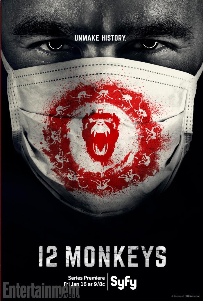 12 monkeys, la locandina ufficiale