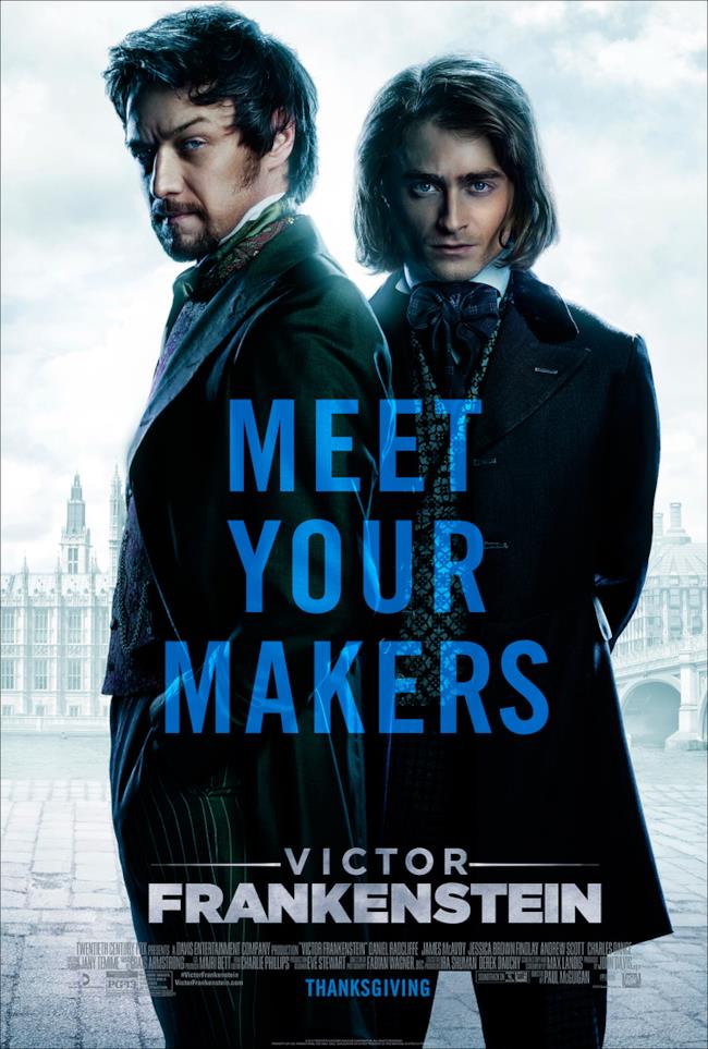 Il poster ufficiale di Victor Frankenstein con protagonista Igor