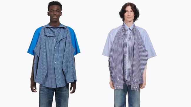 Orrore modaiolo nella collezione Balenciaga per l'Autunno 2018 Camicia su camicia, il nuovo capo all'ultima moda di Balenciaga