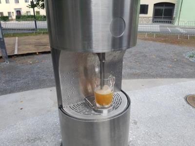 Ecco la fontana di birra pubblica inaugurata in Slovenia