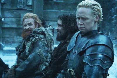 Una scena di Game of Thrones