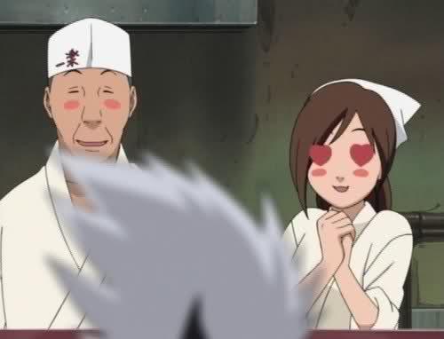 Lo staff dell'Ichiraku Ramen era tra i pochi ad aver visto Kakashi senza maschera