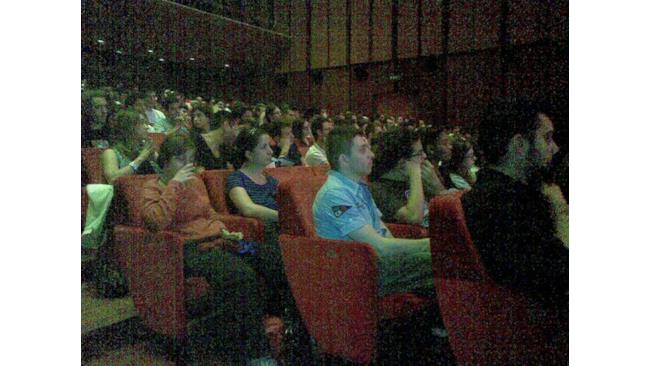 Il pubblico in sala Petrassi