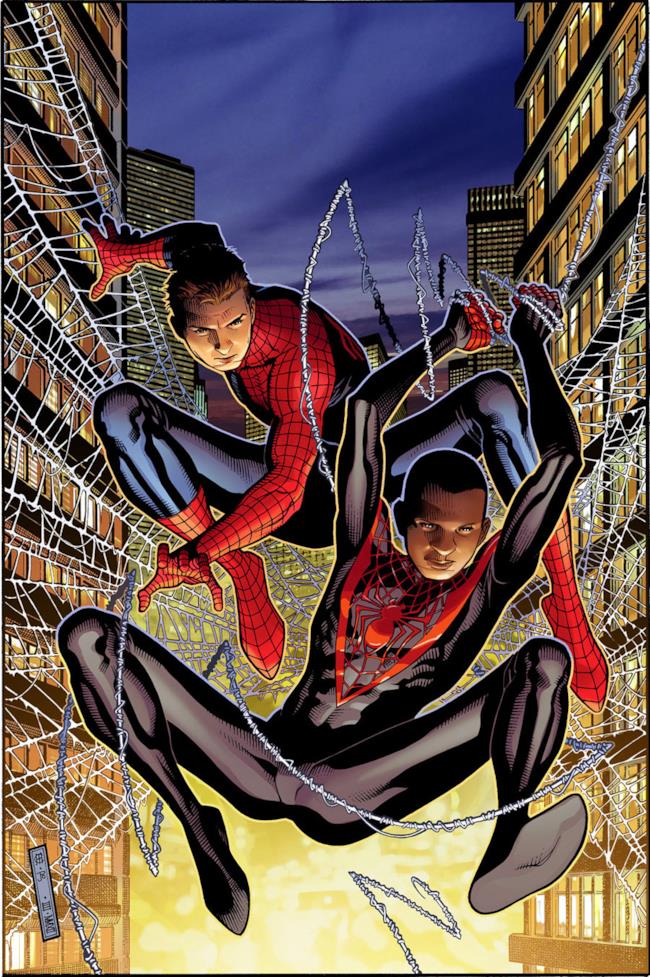 Peter Parker e Miles Morales potrebbero dividersi il ruolo di Spider-Man anche sul grande schermo