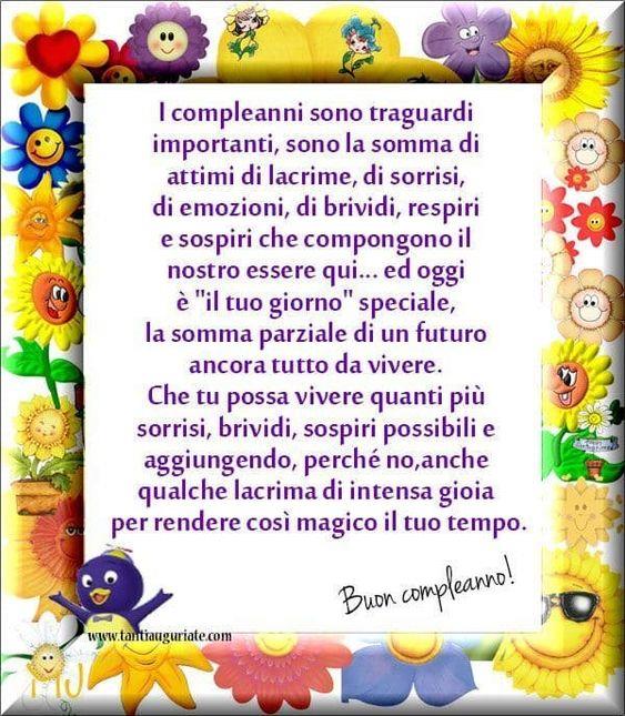 Un biglietto di auguri di buon compleanno - Fiori, le più belle immagini per il buongiorno, buonanotte e buon compleanno