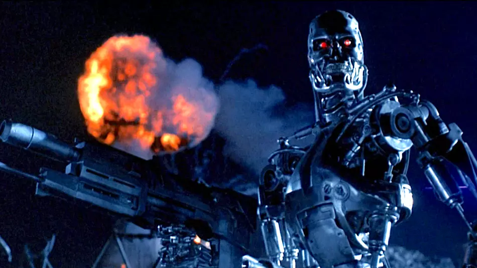 Una scena del film Terminator 2 - Il giorno del giudizio