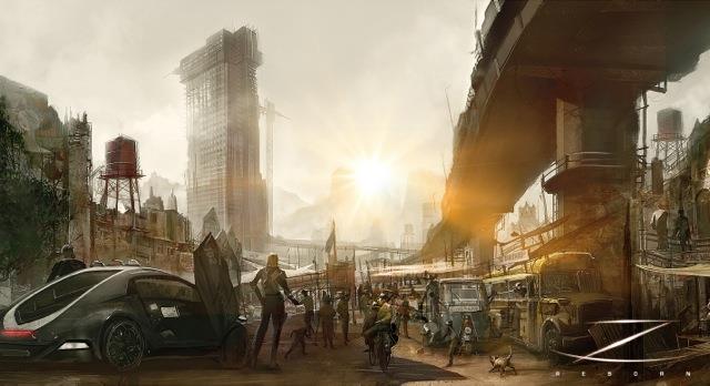 Il mondo post-apocalittico di Zorro Reborn in una concept art del 2013