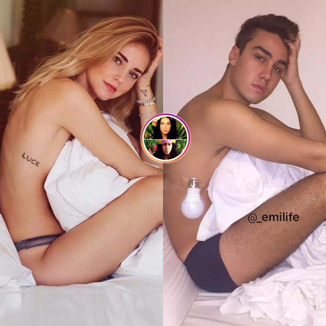 Emilife imita Chiara Ferragni