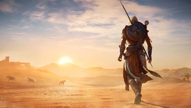 Bayek, il protagonista del videogioco La foto di Bayek