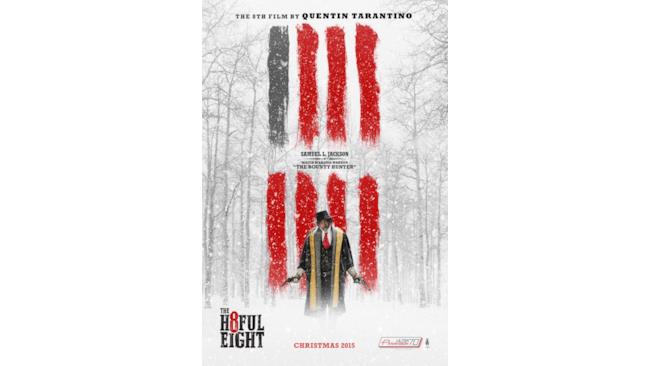 Il character poster di The Hateful Eight con Samuel L. Jackson
