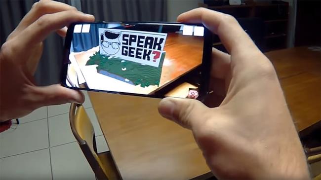 Ecco l'interessante progetto Un frame del video diffuso dal team