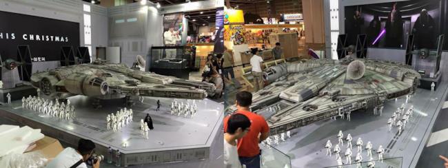 Il modellino del Millennium Falcon di Hot Toys