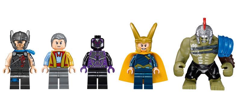 I sei personaggi dei set LEGO di Thor: Ragnarok