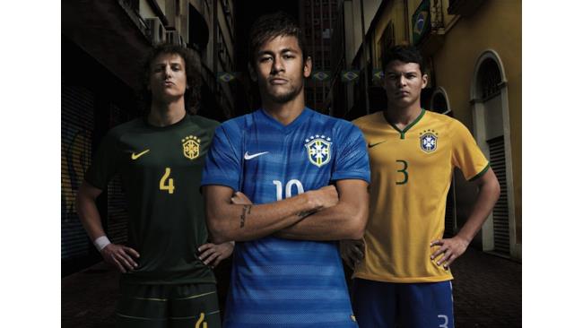 Divisa della squadra del Brasile ai Mondiali 2014