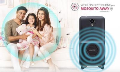 La locandina della cover repellente di LG