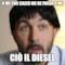 a me che cazzo me ne frega a me ciò il diesel