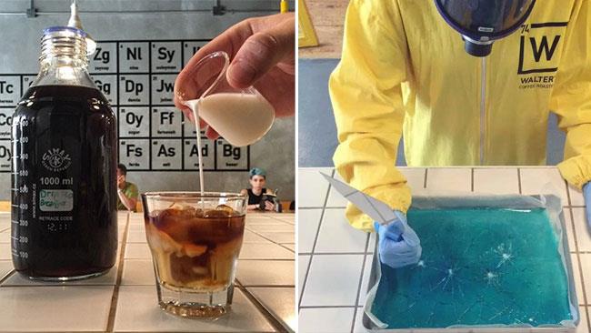 Il coffee shop a tema Breaking Bad apre in Turchia L'interno del bar a tema Breaking Bad