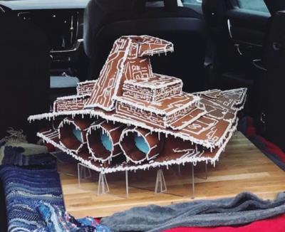 Lo Star Destroyer visto da dietro