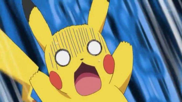 Pikachu nella serie animata originale. Un'immagine del grande Pikachu.