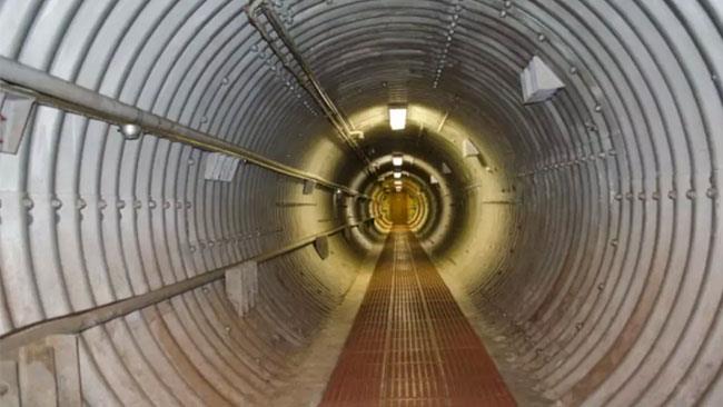 airbnb-bunker Il bunker antiatomico in una panoramica, ora affittabile su Airbnb.