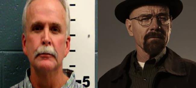 John Gose imita Walter White e fabbrica metanfetamina John Gose e Walter White