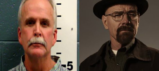 John Gose imita Walter White e fabbrica metanfetamina John Gose e Walter White