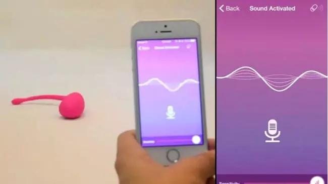 Sex toy curioso registra gli audio dei clienti mentre lo usano Un vibratore controllato da remoto