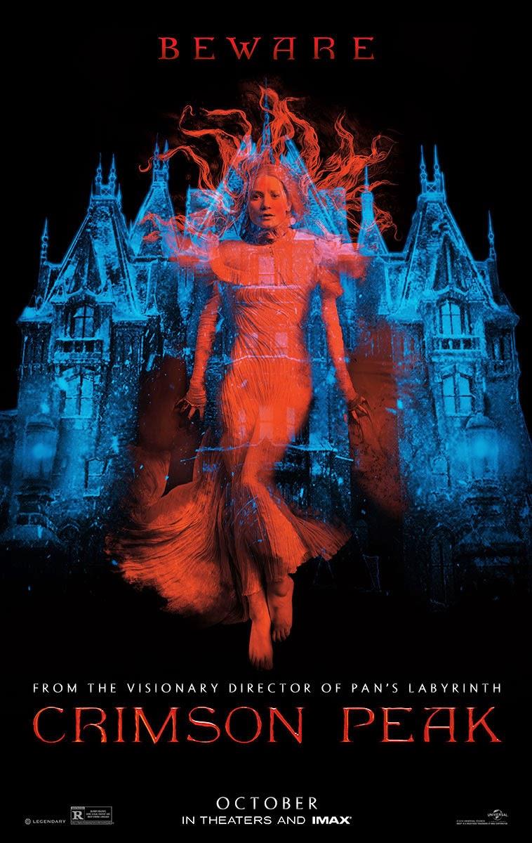 Il poster ufficiale di Crimson Peak di Guillermo del Toro
