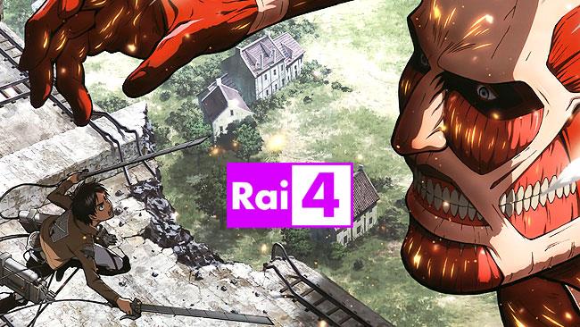 L'anime L'Attacco dei Giganti arriva su RAI4 il 24 settembre L'Attacco dei Giganti arriva su RAI4