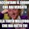 Raccontami il sudore che hai versato nella torta millefoglie che hai fatto tu!