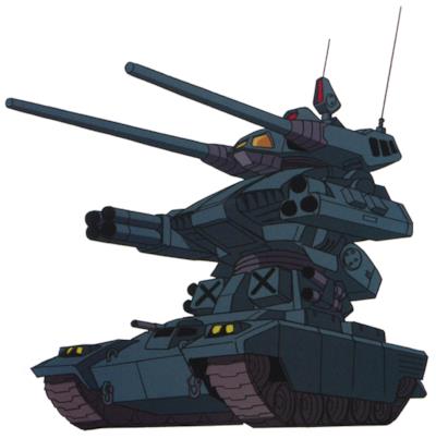 L'RMV-1 Guntank II nella versione animata