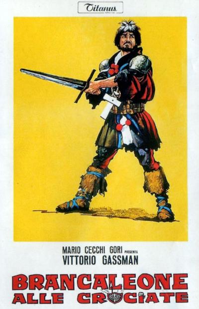 La locandina de Brancaleone alle crociate