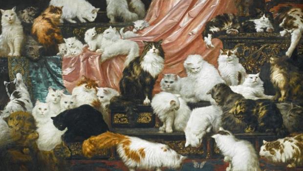 My Wife’s Lovers: l'opera raffigurante 42 gattini