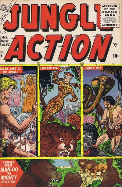 La copertina di Jungle Action 6 - I migliori fumetti con Black Panther