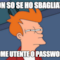 non so se ho sbagliato nome utente o password