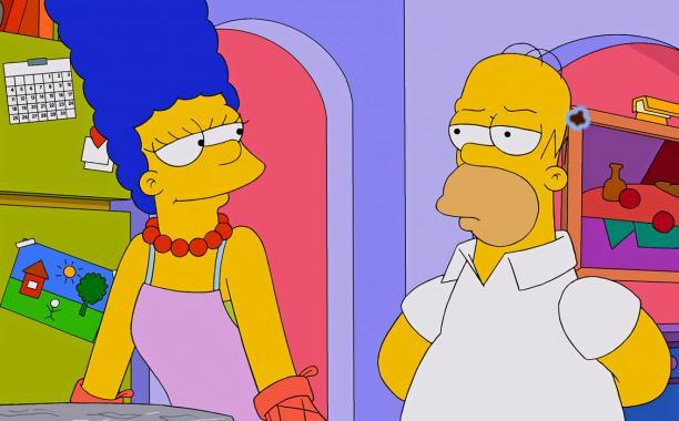 Le voci sul divorzio fra Homer Marge nella stagione 27 affrontate da Bart Simpson Homer e Marge Simpson