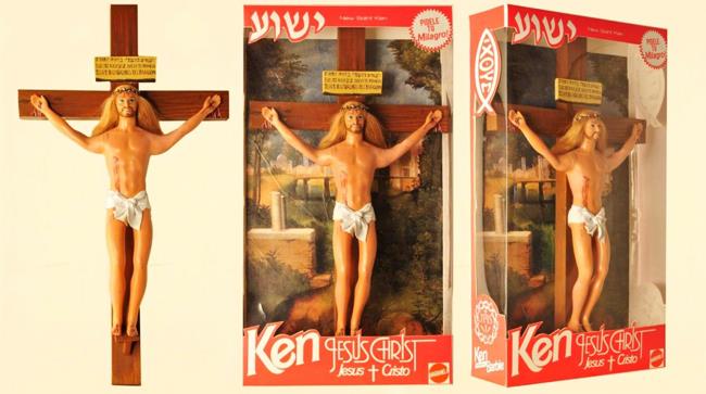 Mattel presa in giro da due artisti argentini Due artisti argentini hanno trasformato Barbie e Ken in immagini sacre
