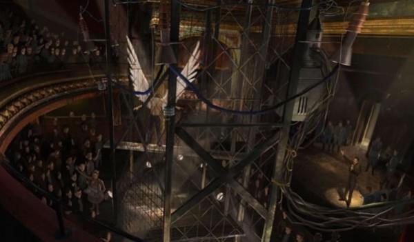 Una concept art per X-Men Apocalypse con il mutante Angel