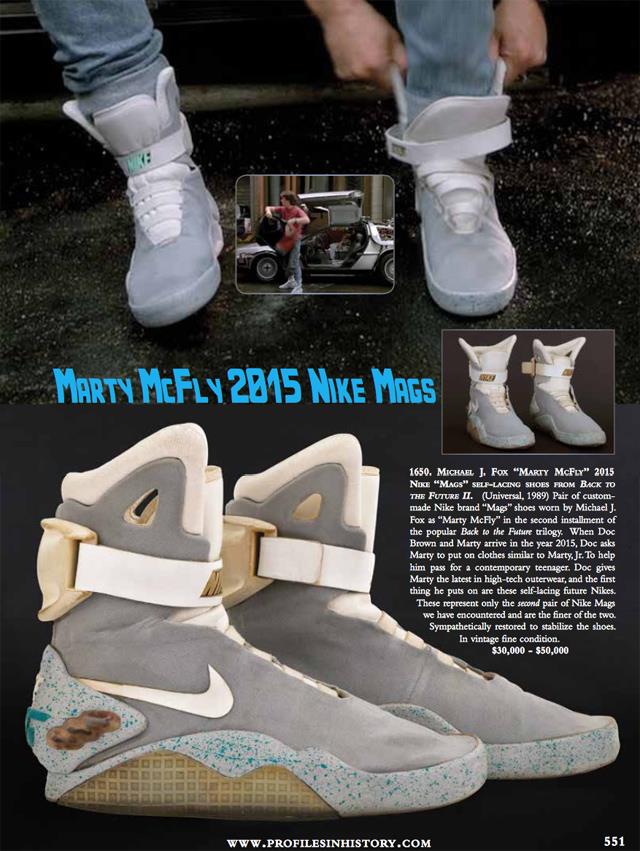 Le Nike Air Mag di Ritorno al Futuro all'asta