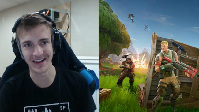 Ninja, il giocatore divenuto ricco grazie alle dirette Twitch di Fortnite Ninja durante una delle sue dirette streaming