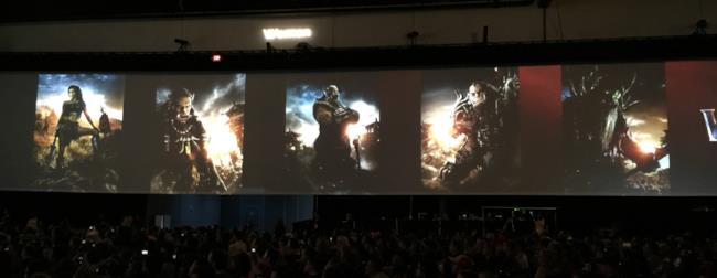 I chracter poster del film di Warcraft al San Diego Comic-Con