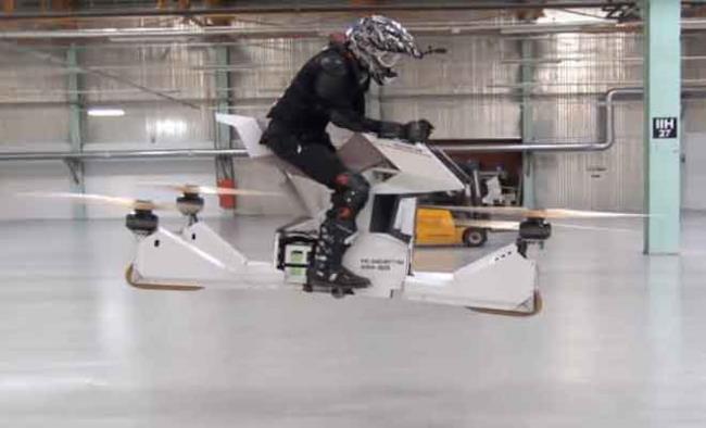 L'Hoverbike Un'immagine dell' Hoverbike