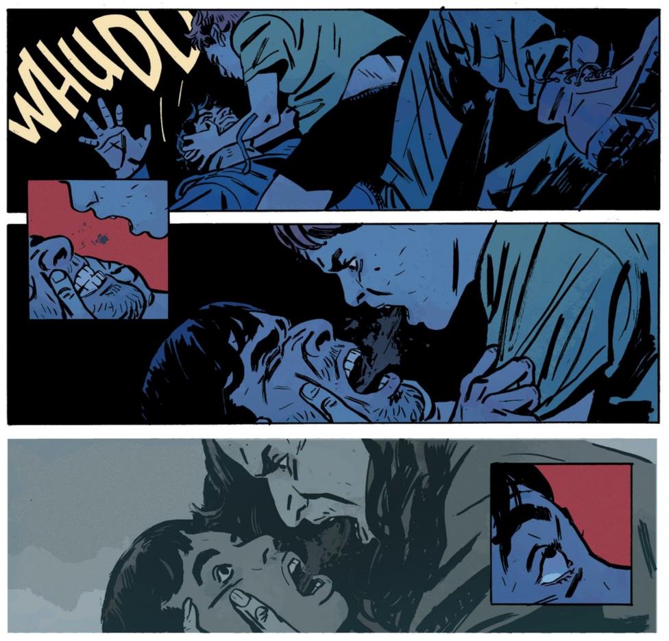Una scena del fumetto originale di Outcast