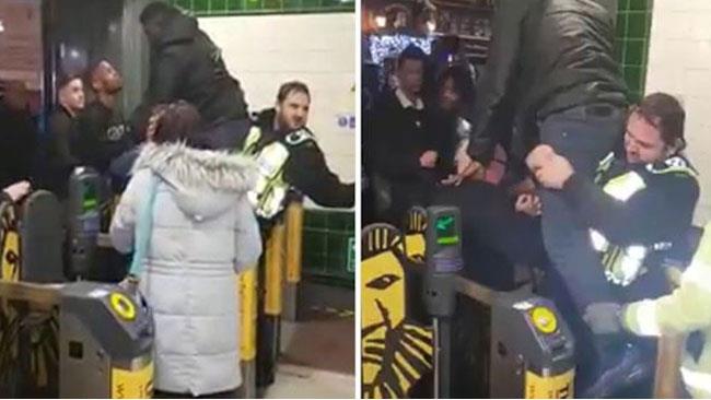 Tenta di scavalcare il tornello in metro e resta col pene incastrato Lo scroccone rimasto incastrato in metro