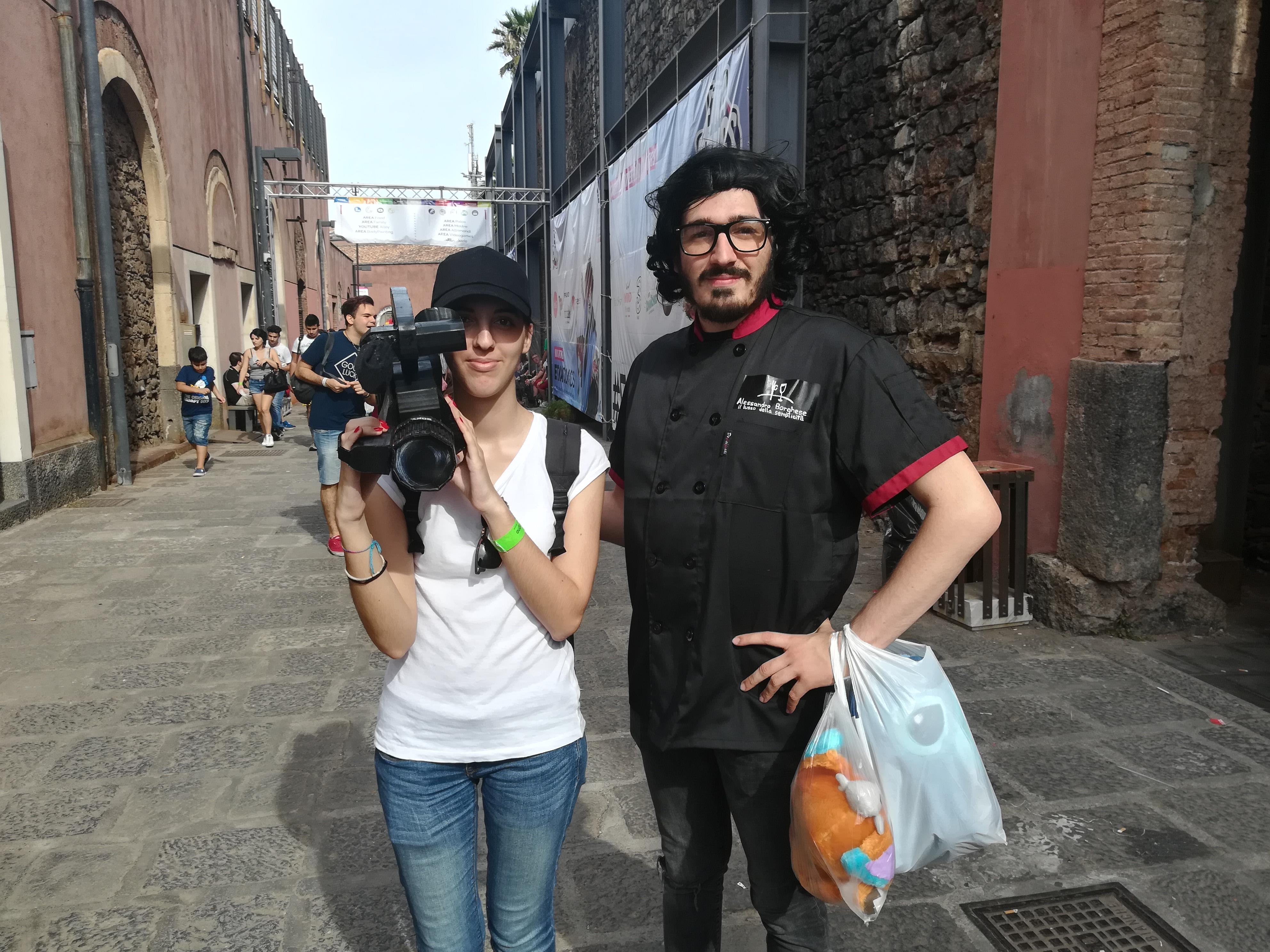 La foto dei cosplayer