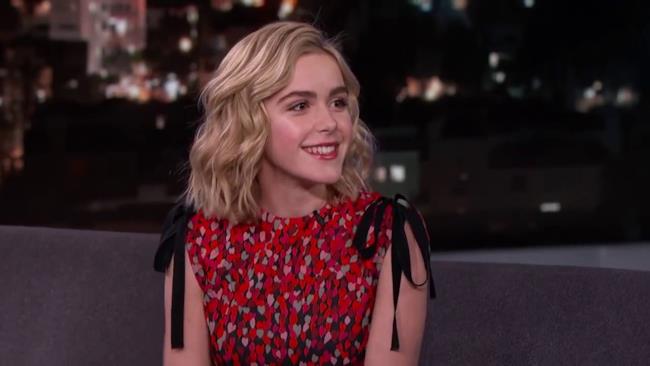 Kiernan Shipka Kiernan Shipka ospite di uno show